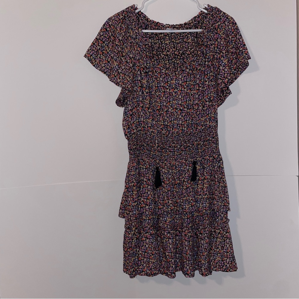 Patrons of Peace floral dress.